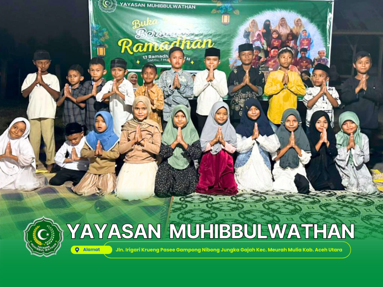 Buka Puasa Bersama Guru dan Siswa di Yayasan Muhibbul Wathan Aceh Utara